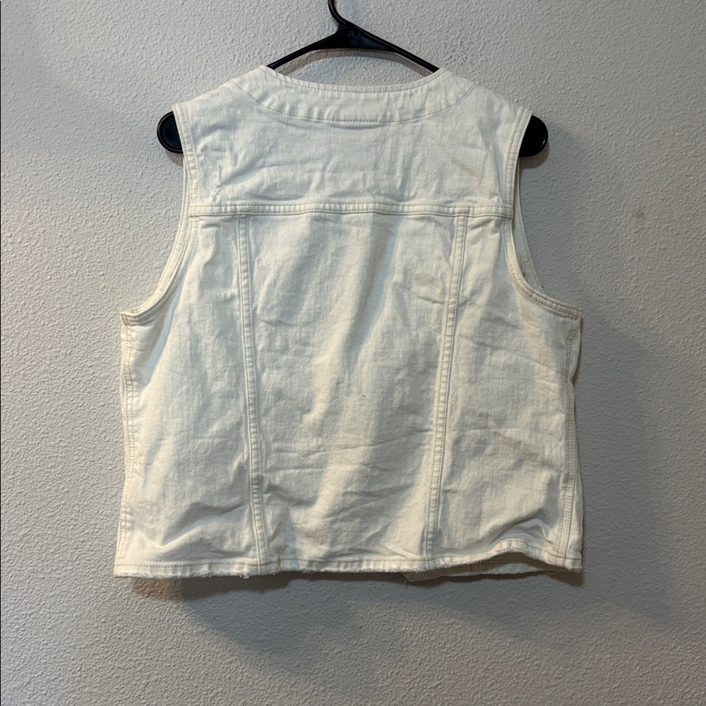 Universal Thread Cream Denim Vest - Picture 5 of 5